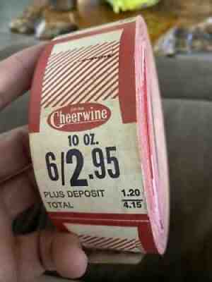 Vintage Cheerwine Dealer Lable Roll Wow