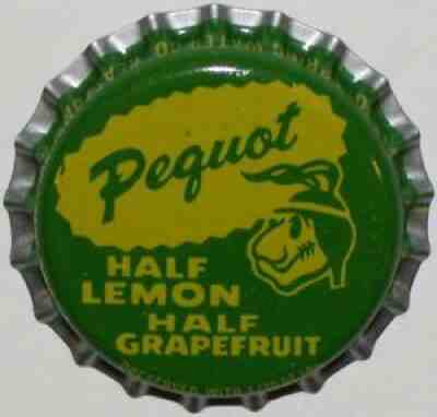 Vintage soda pop bottle caps 4 diff Pequot Cohasset Nemasket and 2 diff Pokagon