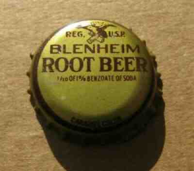 BLENHEIM ROOT BEER SODA BOTTLE CAP SOUTH CAROLINA SC VINTAGE 1970'S/80'S