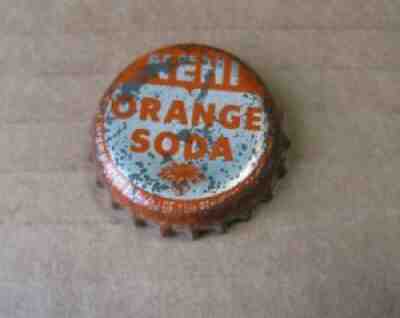 NEHI ORANGE CAP 2 VINTAGE 1970/80 ERA SODA CAP SOUTH CAROLINA SC TAX COLUMBUS GA