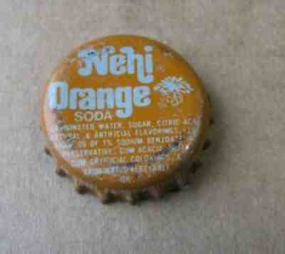 NEHI ORANGE VINTAGE 1970/80 ERA SODA CAP SOUTH CAROLINA SC TAX COLUMBUS GA