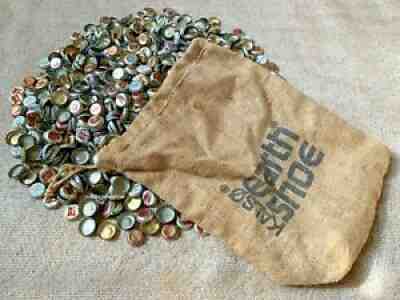 1,245 HUGE! LOT OF VINTAGE BEER BOTTLE CAPS OLYMPIA MILLER COORS OLD ANTIQUE VTG
