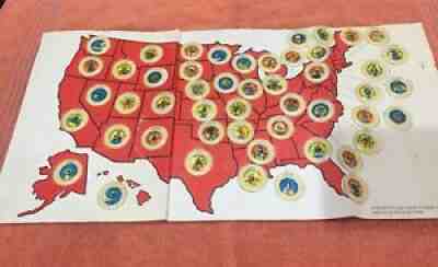 Vintage 1977 Coca Cola Bottle Caps Collect 50 States Win a T-shirt Contest Rare