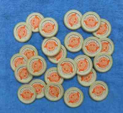 25 VINTAGE KLASS A DAIRY FARM CHOCOLATE MILK BOTTLE TOP MANCHESTER OHIO OH