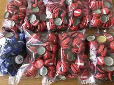 Over 800 Coke Bottle Caps used red metal Coca cola Israel Kosher Vintage 2007