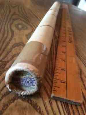 Vintage 25â? Tube Of Cedar Crest Farms H. C. Lowing & Sons MI Milk Bottle Cap