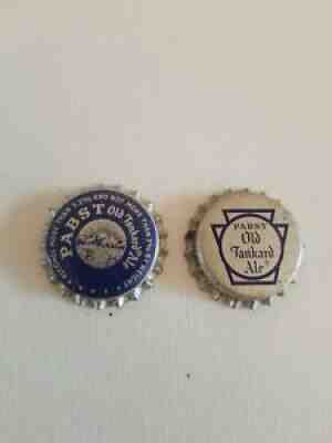 (VTG) Pabst beer Old Tankard Ale cork-lined beer bottle caps ohio & Pennsylvania