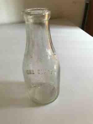 Vintage Milk Bottle -Lahaina Maui Hawaii P.M. Company Dairy - Used
