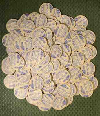 Vintage Milk Caps Haluchs Dairy Milk Caps Ludlow MA 150 Qty. FREE SHIP IN US
