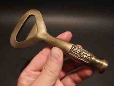 Antique Vintage Style Brass Coca Cola Soda Beer Bottle Cap Opener