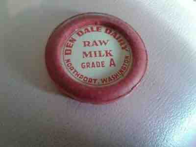 60 VTG NOS MILK BOTTLE CAPS DEN DALE DAIRY NEWPORT WASHINGTON RAW MILK GRADE A