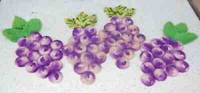 FARMHOUSE GRANNY VINTAGE HANDMADE CROCHET BOTTLE CAP GRAPE TRIVET LOT HOT PADS