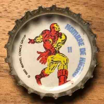 Vintage Iron Man 1980 MARVEL Comics Collectible PEPSI Soda Bottle Cap #11