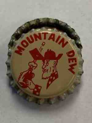 VINTAGE HILLBILLY MOUNTAIN DEW SODA BOTTLE CAP DIXIE REFRESHMENTS LUMBERTON, NC