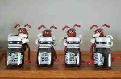 Heinz bendy ants catsup lot vintage Ketchup bottlecap soldier advertising