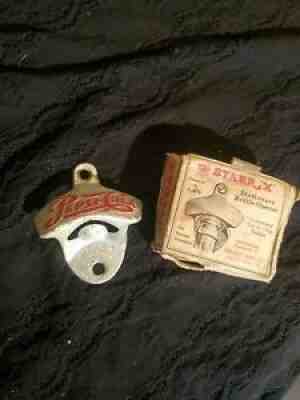 Vintage PEPSI COLA STARR X Stationary Wall Mount BOTTLE CAP OPENER Unused