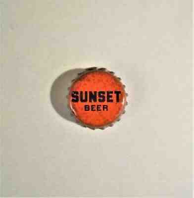 ~SUNSET~ Cork Beer Cap Bottle Cone Top Can Crown Golden West California CA