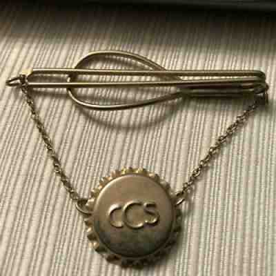 Advertising Tie clip From Crown Cork And Seal Circa 1940's