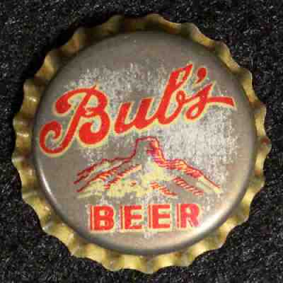 BUB'S SUGAR LOAF MOUNTAIN CORK BOTTLE CAP PETER BUB BREW WINONA, MINNESOTA CROWN
