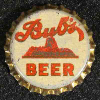 BUB'S SUGAR LOAF MOUNTAIN #2 CORK BOTTLE CAP PETER BUB WINONA MINNESOTA CROWN MN