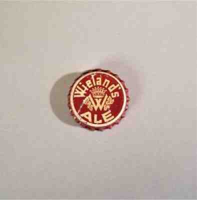 (RED) ~WIELAND'S ALE~ Cork Beer Cap Can Crown Pacific B&M San Jose Calif CA