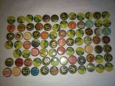 83 Unused Crown Top Cap For Sodas And Beers. Cork Seals. Many different