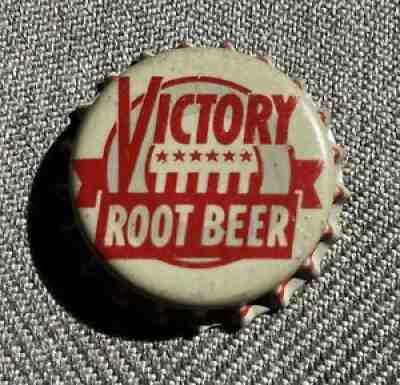 Victory Root Beer - Cork Vintage bottle cap crown