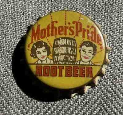 Motherâ??s Pride Root Beer - Cork Vintage bottle cap crown