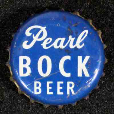 PEARL BOCK BEER CORK LINED BEER BOTTLE CAP PEARL SAN ANTONIO, TEXAS CROWN TEX TX
