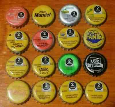 Bottle Caps Crown X16 Soda COCA COLA FANTA SPRITE JARRITOS Edition MEXICO 2020
