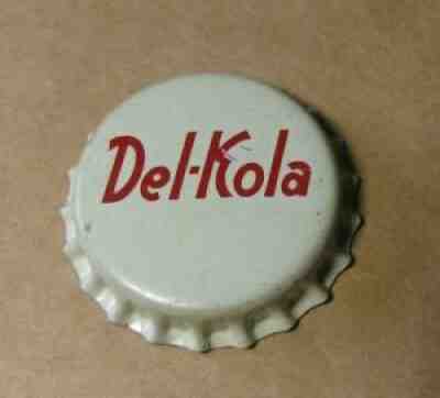 UNUSED DEL-KOLA COLA SODA CORK ERA BOTTLE CAP CROWN VINTAGE