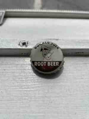 Donald Duck Root Beer - Rarer Version - Cork Vintage bottle cap crown