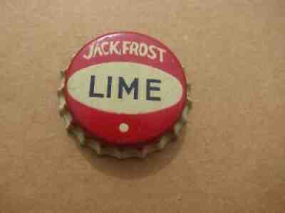 JACK FROST LIME SODA CORK ERA BOTTLE CAP CROWN UNUSED CAP ALTOONA PA PENN PENNA