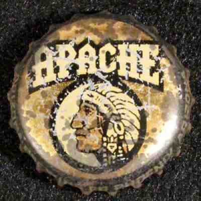 APACHE GOLD CORK LINED BEER BOTTLE CAP ARIZONA BREWING PHOENIX SUN CROWN ARIZ AZ
