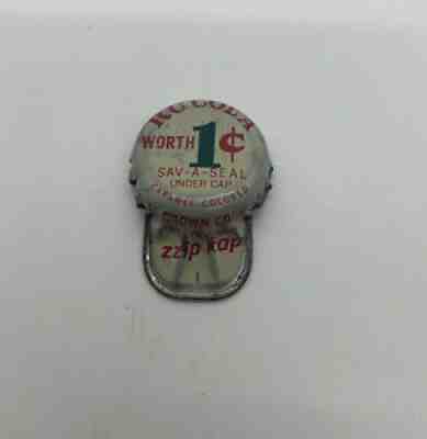Unique RC Cola Royal Crown Zzip Bottle Cap Cork Lined Baseball Cap~Chicago