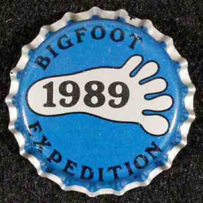 BIG FOOT 1989 PLASTIC BOTTLE CAP SIERRA NEVADA CALIFORNIA MICRO SET CROWNS PALE+