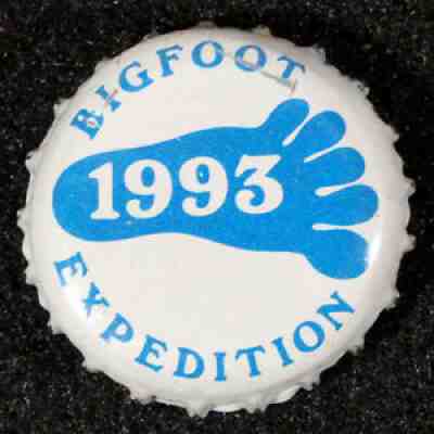 BIG FOOT 1993 PLASTIC BOTTLE CAP SIERRA NEVADA CALIFORNIA MICRO SET CROWNS PALE+