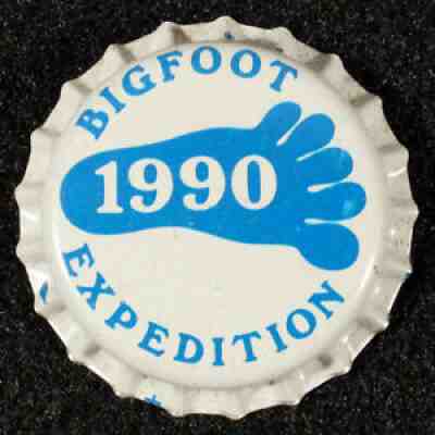 BIG FOOT 1990 PLASTIC BOTTLE CAP SIERRA NEVADA CALIFORNIA MICRO SET CROWNS PALE+