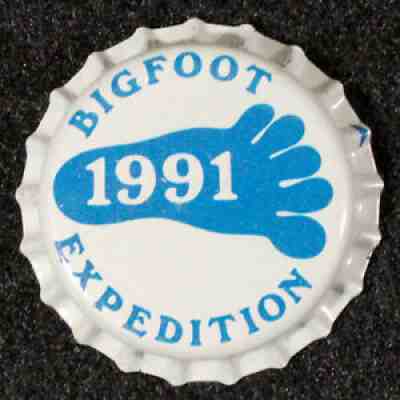 BIG FOOT 1991 PLASTIC BOTTLE CAP SIERRA NEVADA CALIFORNIA MICRO SET CROWNS PALE+