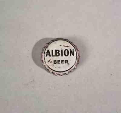 (6.5 Rarity) ~ALBION BEER~ Cork Beer Bottle Cap Southern Brew Los Angeles Calif