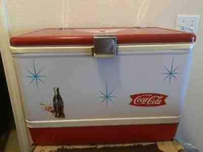NOS 1960â??S LARGE COLEMAN COCA-COOLER SUPER MINT CONDITION