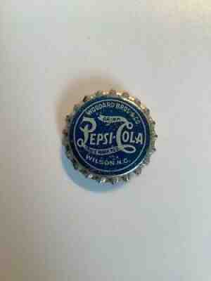 Pepsi-Cola Woodard Bros & Co Cork ACL Soda Bottle Cap Wilson, NC
