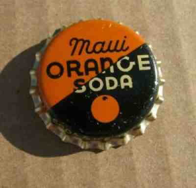 MAUI ORANGE SODA CAP MAUI SODA & ICE WKS LTD MAUI TH TERRITORY PRE HAWAII HI