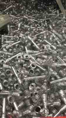 500 Soda Bottle Preforms WITH CAPS 16 oz. verision New white unused tops