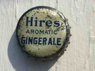 Vintage Used Cork Lined Hires Aromatic Ginger Ale Soda Bottle Cap Natural cork ?