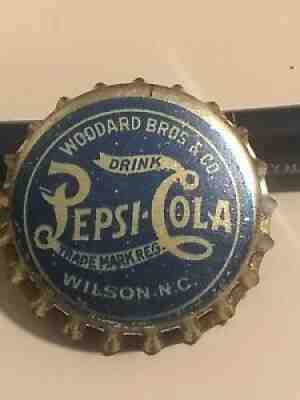 Pepsi-Cola Woodard Bro's & Co Soda Bottle Cap