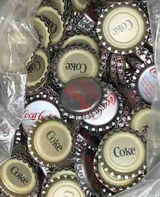 Rare COCA COLA Soda Pop Bottle Cap plastic lined NOS Mint Box Lot of 2LBs 325pcs