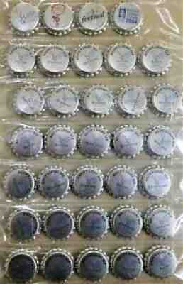 set serie KEITH'S REUNION 2004 SILVER 103 beer caps UNUSED Canada