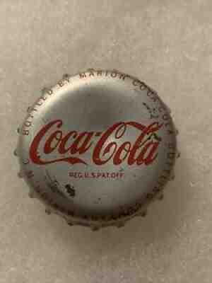 Vintage Coca-Cola Soda Bottle Cap Marion, NC Used Cork Lined
