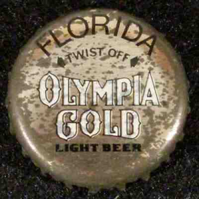 OLYMPIA FLORIDA PLASTIC BEER BOTTLE CAP 13 TUMWATER WASHINGTON OLY CROWN~VINTAGE